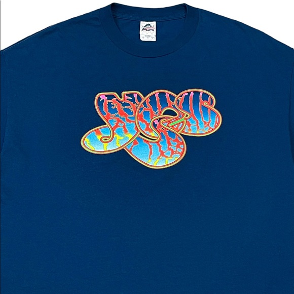 Vintage YES T-Shirt 2010 IN THE PRESENT Concert Tour Tee New/Deadstock XL - Picture 3 of 9